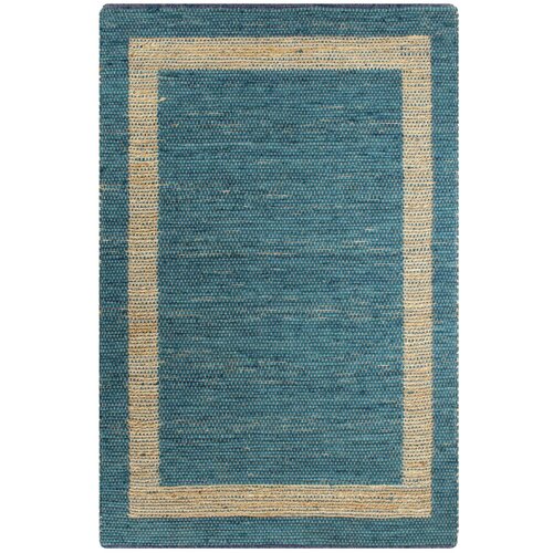 vidaXL Ručno rađeni tepih od jute plavi 160 x 230 cm Cijene