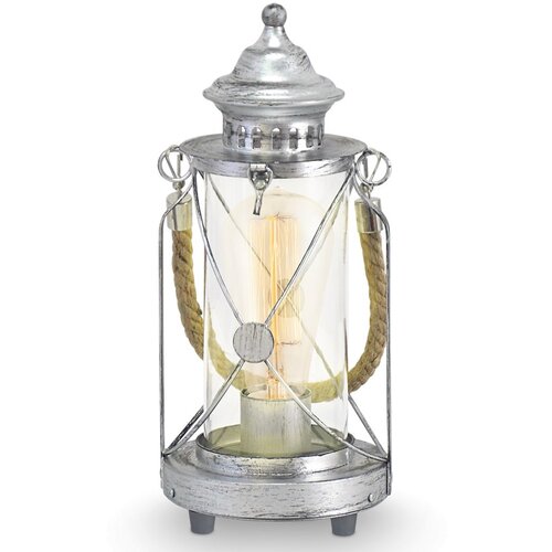 Eglo Stolna svjetiljka Bradford (60 W, Srebrne boje, Ø x V: 14 x 33 cm) Cijene