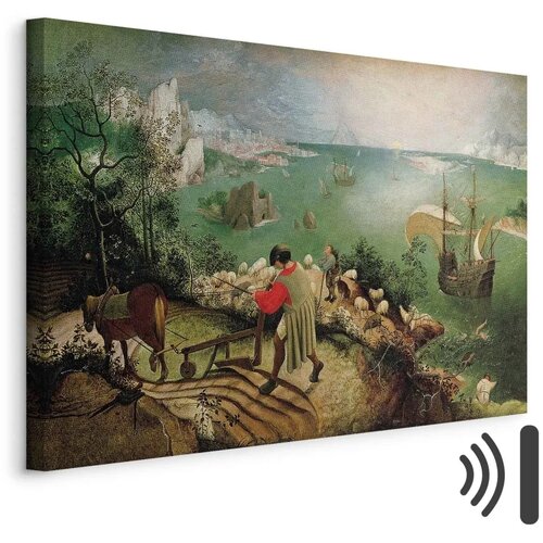  Slika - Pieter Bruegel the Elder &ndash; Landscape with the Fall of Icarus 120x80 Akustična Cijene