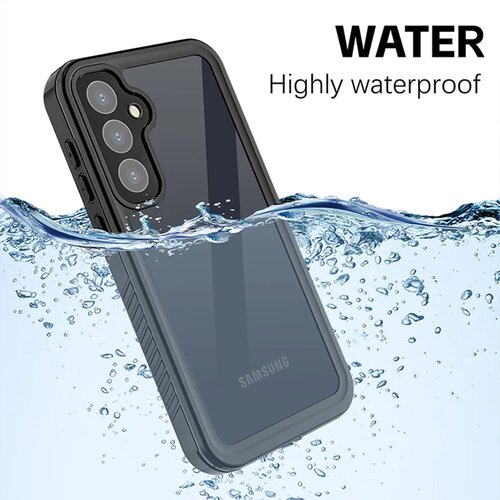 ShellBox Vodootporna IP68 360&amp;deg; maska za Samsung Galaxy A55 5G - Crna Slike