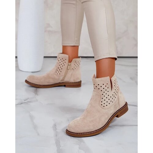 Resti Light brown women's Rito boots Cene