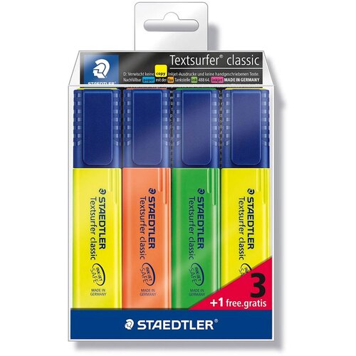 Staedtler Označevalec teksta Textsurfer Classic, 3+1 kosi Cene