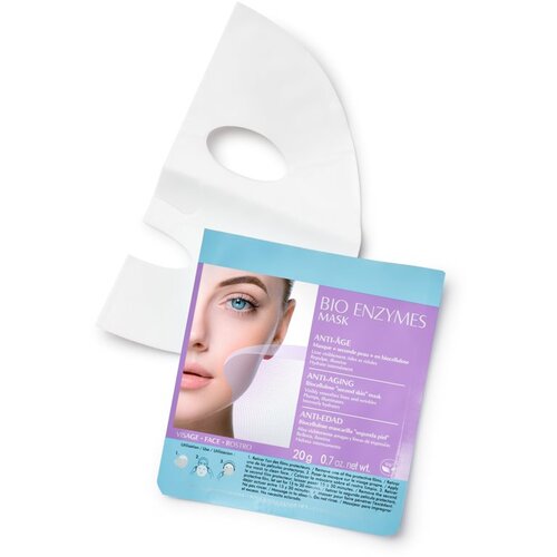 Talika Bio Enzymes Mask Anti-Age maska proti gubam iz platna 20 g Slike