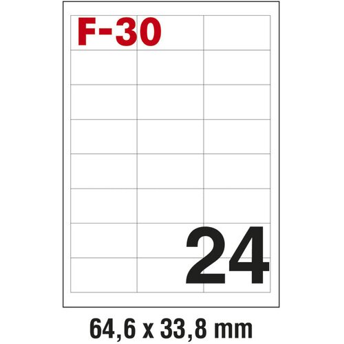  ETIKETE ILK 64,6X33,8MM PK100L FORNAX F-30 Cijene