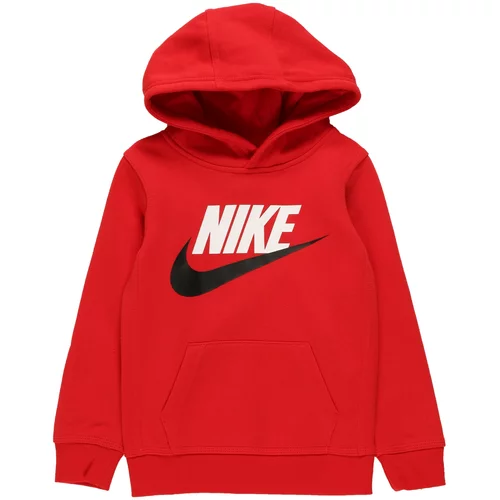 Nike Sportswear Majica rdeča / črna / bela