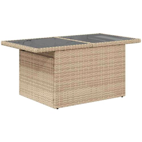 vidaXL 11-dijelni set vrtnih sofa od poliratana s jastucima bež Cijene