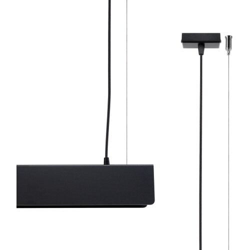 Sollux Lighting Sollux SL.1395 - LED luster na sajli SPARK 1xG13/8,5W/230V crna Slike