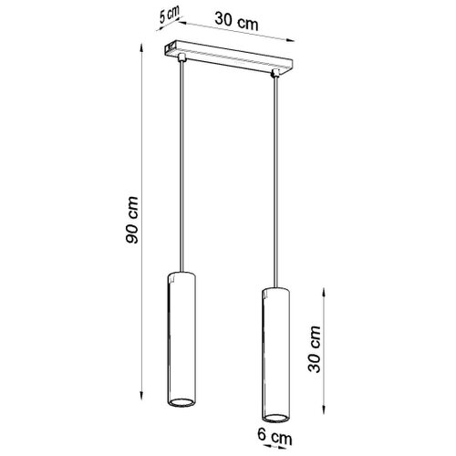 Sollux Lighting Sollux SL.1485 - Luster na lanku LAGOS 2xGU10/10W/230V, zelene boje Slike