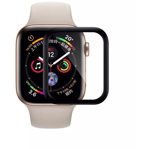 RIFF Hot Bending 3D Curved Tempered glass za Apple Watch 3 / 4 / 5 / 6 / 7 SE z zaslonom 44 mm črna, (21154997) Cene