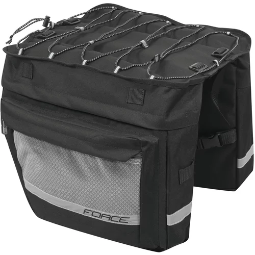 Force Noem Carrier Bag Rear 2x18L Black