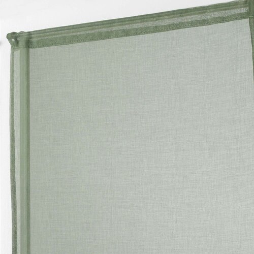 Douceur d int&amp;eacute;rieur Kaki zelene prozirne zavjese u setu 2 kom 60x90 cm Sandra &amp;ndash; Slike
