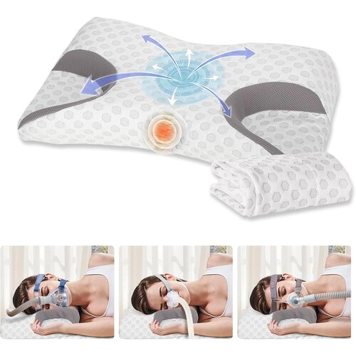 DERCOV CPAP ergonomska blazina iz spominske pene - 60 cm Slike