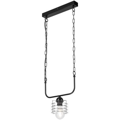  Luster na lancu MORGAN 1xE27/60W/230V crna/hrom Cene