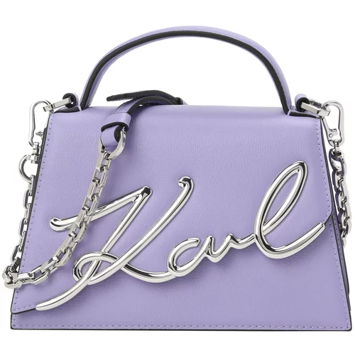Karl Lagerfeld Ručna torbica svijetloljubičasta