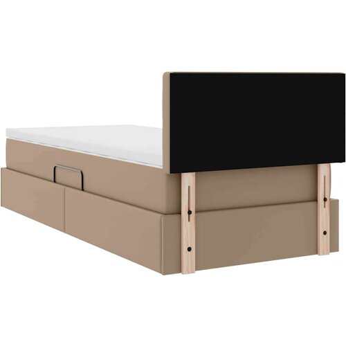  Krevet s prostorom za pohranu s LED-om Kapućino 90 x 190 cm - Boja cappuccina 90 x 190 cm Slike