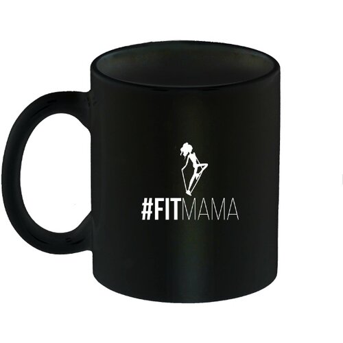 Shumee AL-Črna skodelica "#Fitmama" v paketu, (21255306) Cene