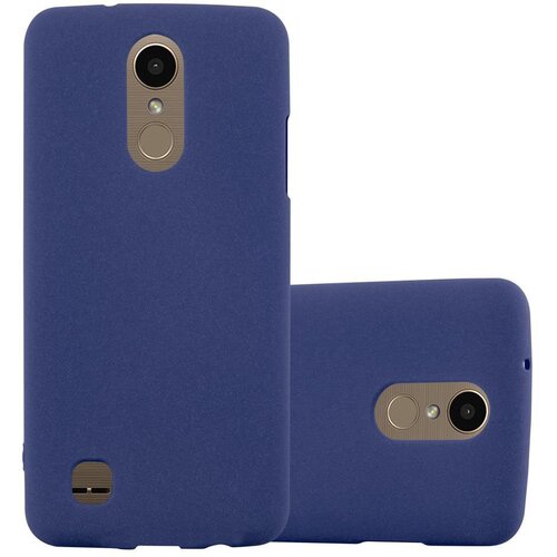 Cadorabo Ohi&scaron;je, združljiv z LG v Frost Tarmno Blue - za&scaron;čitni pokrov iz fleksibilnega silikona TPU, (20572019) Cene