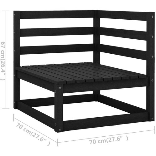  8-dijelna vrtna garnitura od masivne borovine s jastucima Cijene