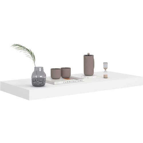 VidaXL plutajuće zidne police 2 kom bijele 60 x 23,5 x 3,8 cm MDF Slike