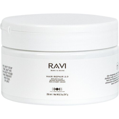 RAVI Born to Shine Hair Repair 2.0 Molecular Bond-Support Recovery Mask - 250 ml Slike
