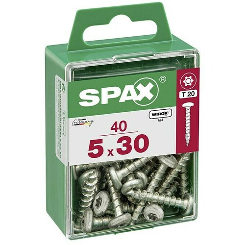 SPAX Vijak z lečasto glavo (5 x 30 mm, Pocinkano, 40 kos, TX za pogone Torx) Cene