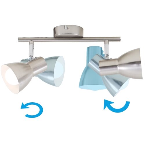 BRILONER 2860-022 - Spot svetiljka 2xE14/25W/230V Slike