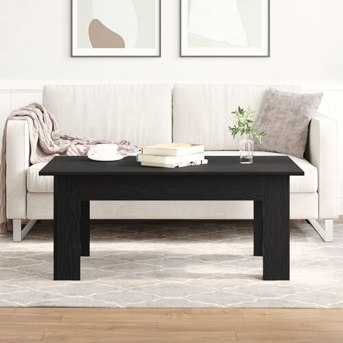 vidaXL Stolić za kavu Crni hrast Konstruirano drvo 100 x 60 x 42 cm Cijene