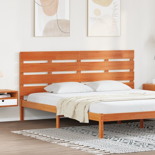 vidaXL Uzglavlje Voštano smeđa 200.5 x 3 x 80 cm Masivna borovina Cijene
