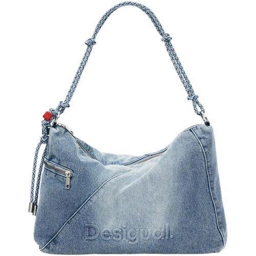 Desigual BAG HALF LOGO DENIM LEIRIA 2.0 Plava Slike