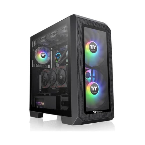 Thermaltake View 300 MX Mid tower, tempered glass 2x 200mm ARGB PWM fan, 1x 120mm ARGB Slike