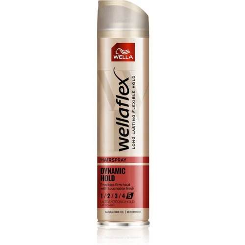 Wella flex Dynamic Hold lak za lase z ekstra močnim utrjevanjem 250 ml