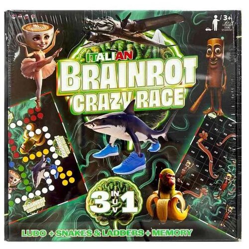 DRUŠTVENA IGRA PREZENT PLUS BRAINROT CRAZY RACE PP37220 Cijene