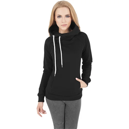 UC Ladies Women's raglan hoodie in black