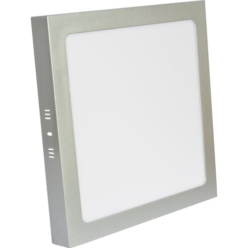 Mitea Lighting Nadgradni kvadratni LED panel M24NK-SIL 24W 6500K srebrni Slike