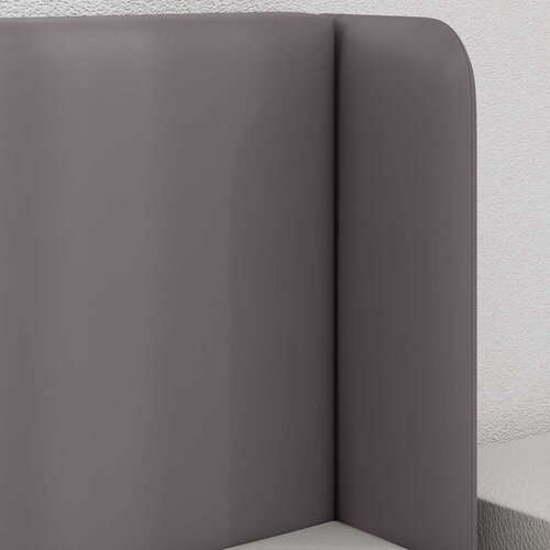  U&amp;scaron;i uzglavlja 2 pcs Siva 40 x 16 x 5 cm Plywood i lažno kožno Slike