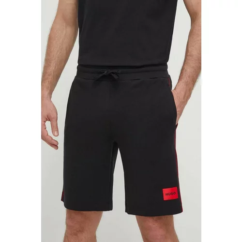 Hugo Kratke hlače za muškarce, boja: crna