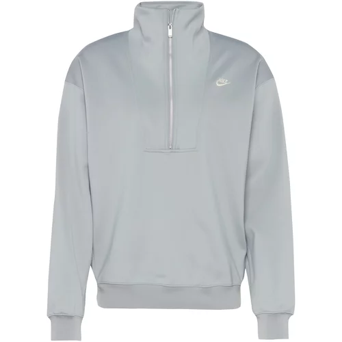 Nike Sportswear Majica svetlo siva / bela