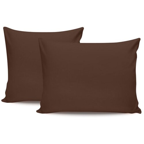  Tonne Brune - 88 Dark Brown Pillowcase Set (2 Pieces) (EU) (IT) Cene