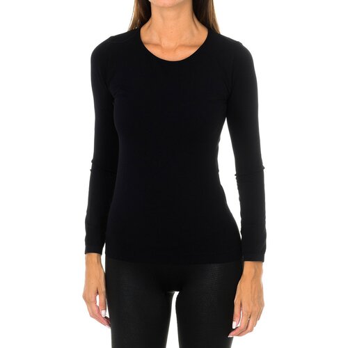 Intimidea Majice z dolgimi rokavi 210262-NERO Črna Cene