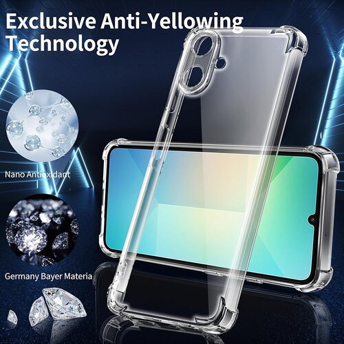 Techsuit Shockproof Clear Silicone prozirna maskica otporna na udarce za Samsung Galaxy A07 4G Slike