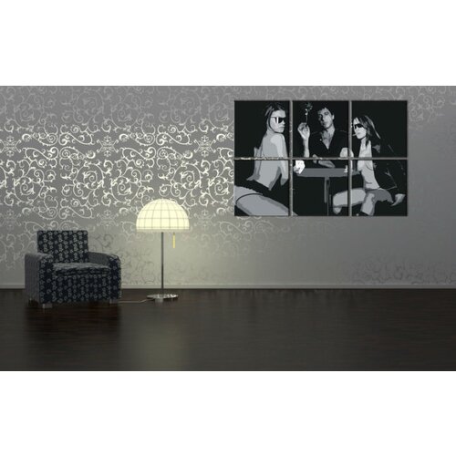  Ručno slikane slike na platnu na platnu POP Art Scarface - AL PACINO 6-dijelna 1 () Slike