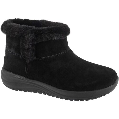 Skechers Waterproof Relaxed Fit: On-The-GO Stellar - Cozy Step ženske gležnjače 144745-BBK Slike