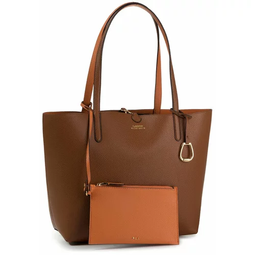 Polo Ralph Lauren Shopper torba 'RVRSBLE' smeđa / narančasta