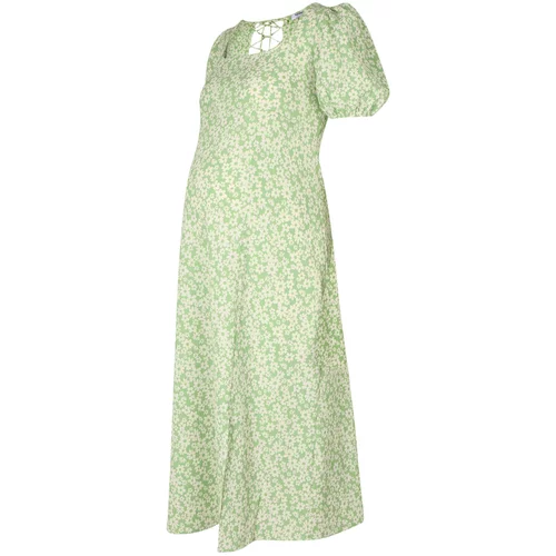 Dorothy Perkins Maternity Ljetna haljina pastelno žuta / pastelno zelena
