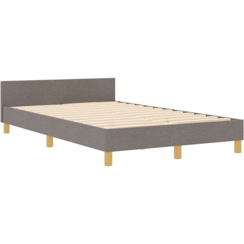 VidaXL Okvir kreveta u taupe boji 120x200 cm Tkanina Slike