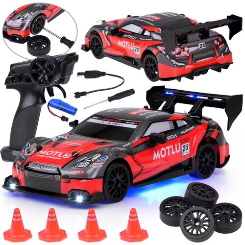 Drift autić na daljinski 4x4 crveni 1:24 Slike