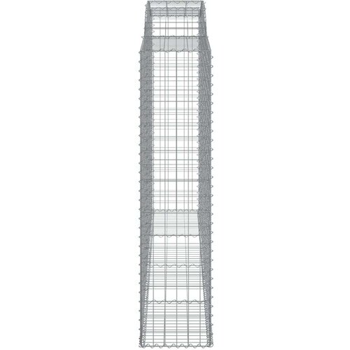  Lučne gabionske ko&amp;scaron;are 3 kom 300x50x200/220cm pocinčano željezo Slike