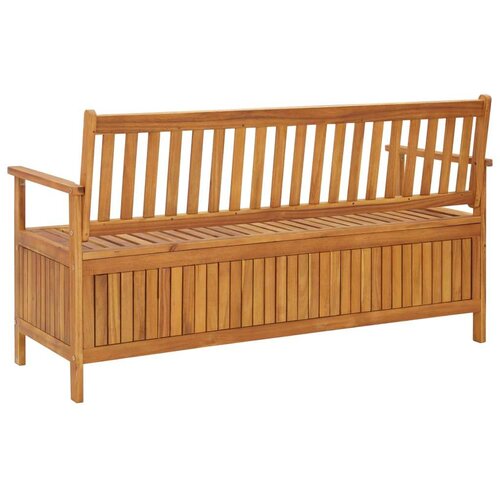 Klupa za pohranu 148 cm od masivnog bagremovog drva Slike