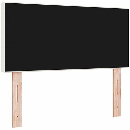  LED glava kreveta s LED trakama Krema 100 cm Kordura tekstil Slike
