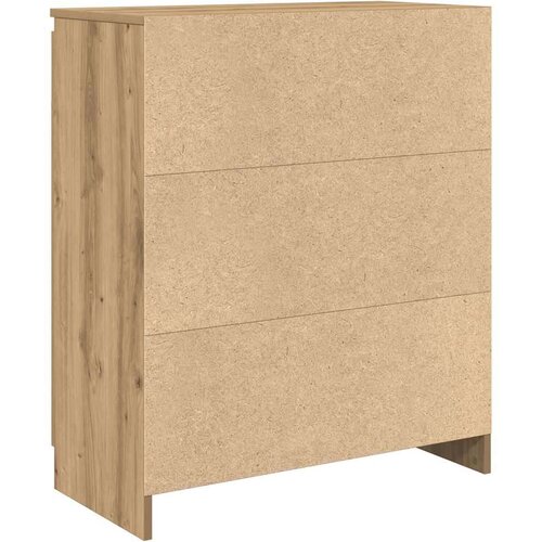 VidaXL Komoda s ladicama artisan hrast 71x35x84 cm konstruirano drvo Slike